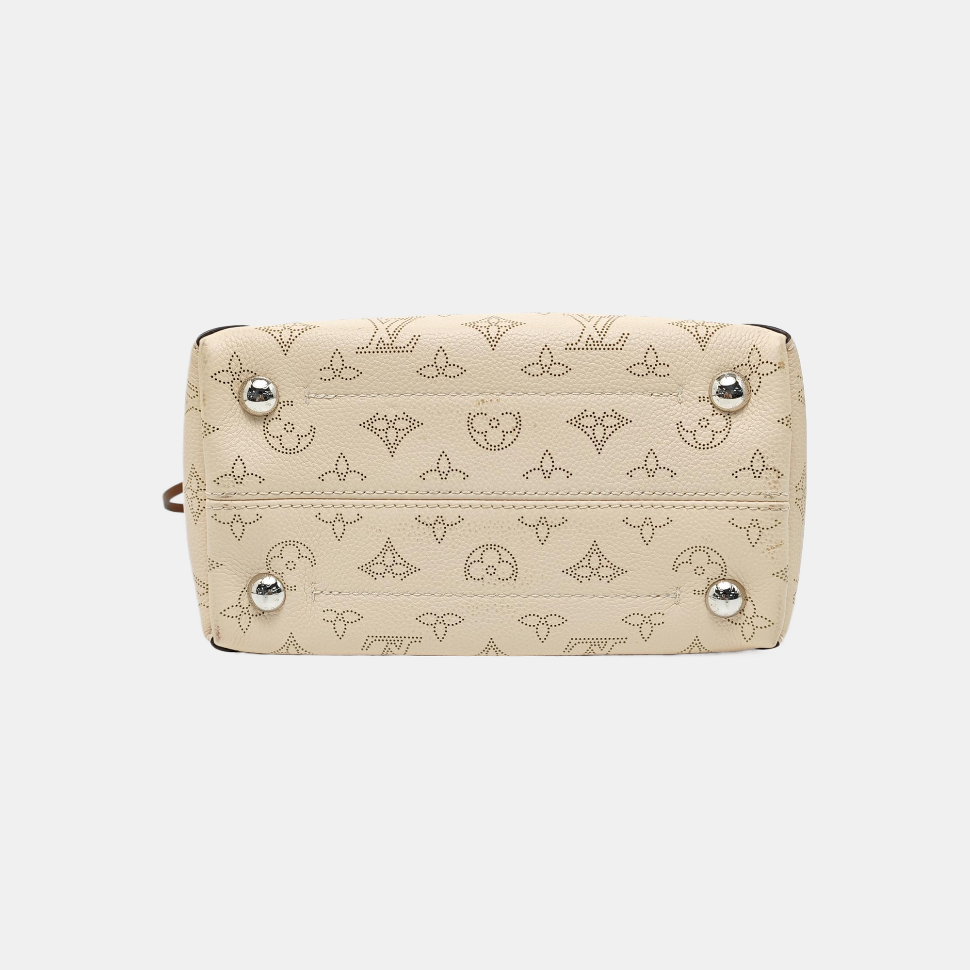 HINA PM Monogram Calfskin Beige