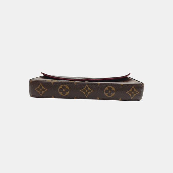 FÉLICIE Monogram Coated Canvas Brown
