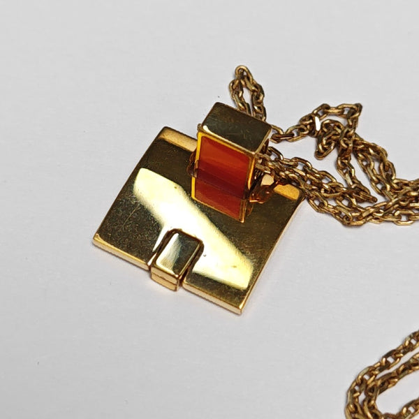 Eileen Metal Gold Necklace