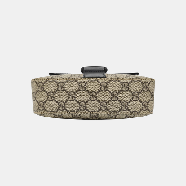 Monogram Coated Canvas Shoulder Bag Beige