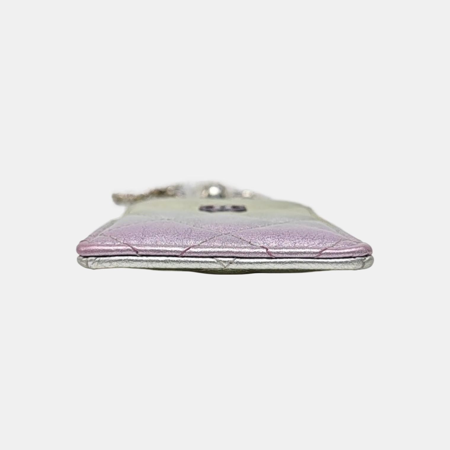 Quilted Calfskin Card Holder Multicolor