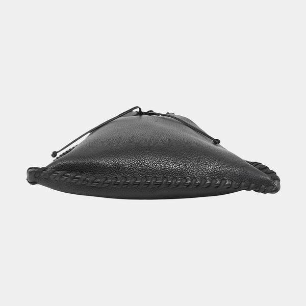 Leather Shoulder Bag Black