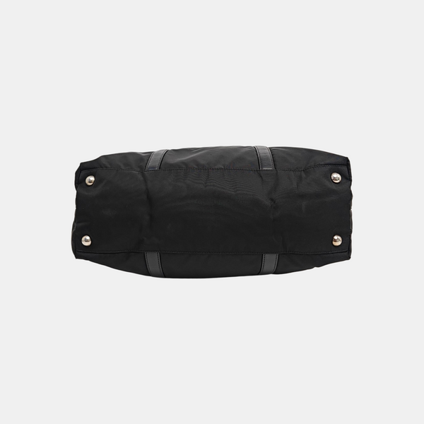 Nylon Shoulder Bag Black