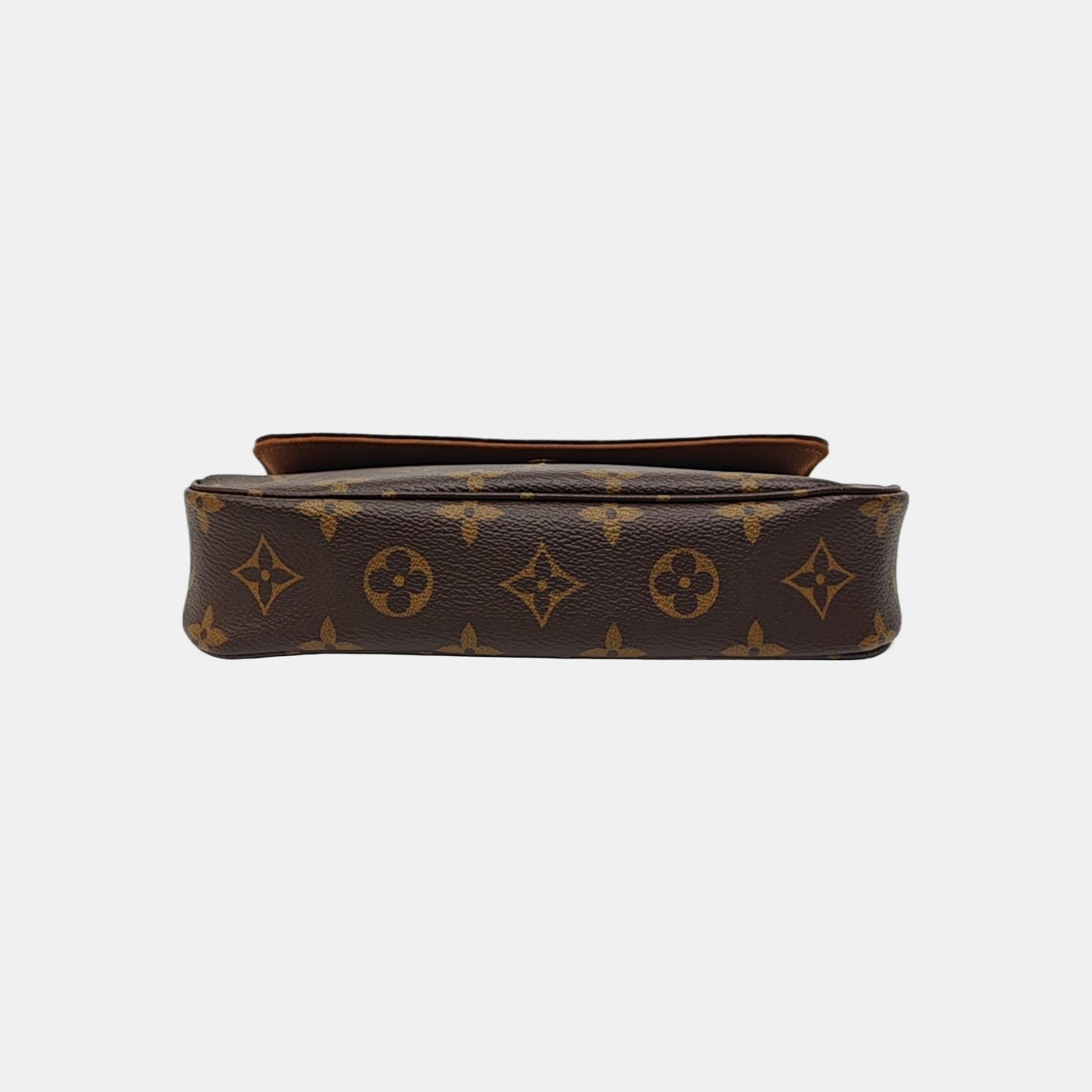 IVY Monogram Coated Canvas Brown