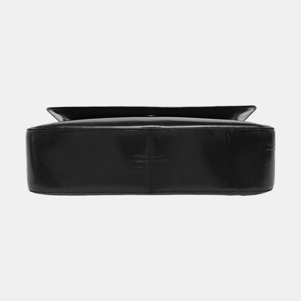 Calfskin Shoulder Bag Black