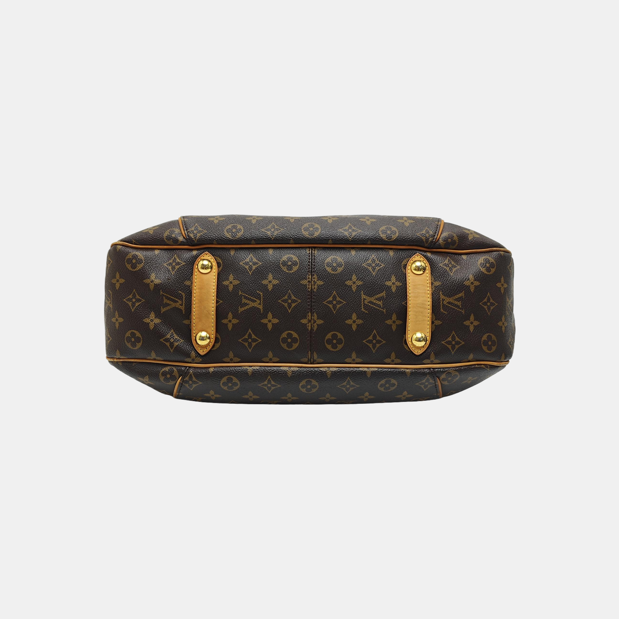 GALLIERA GM Monogram Coated Canvas Brown