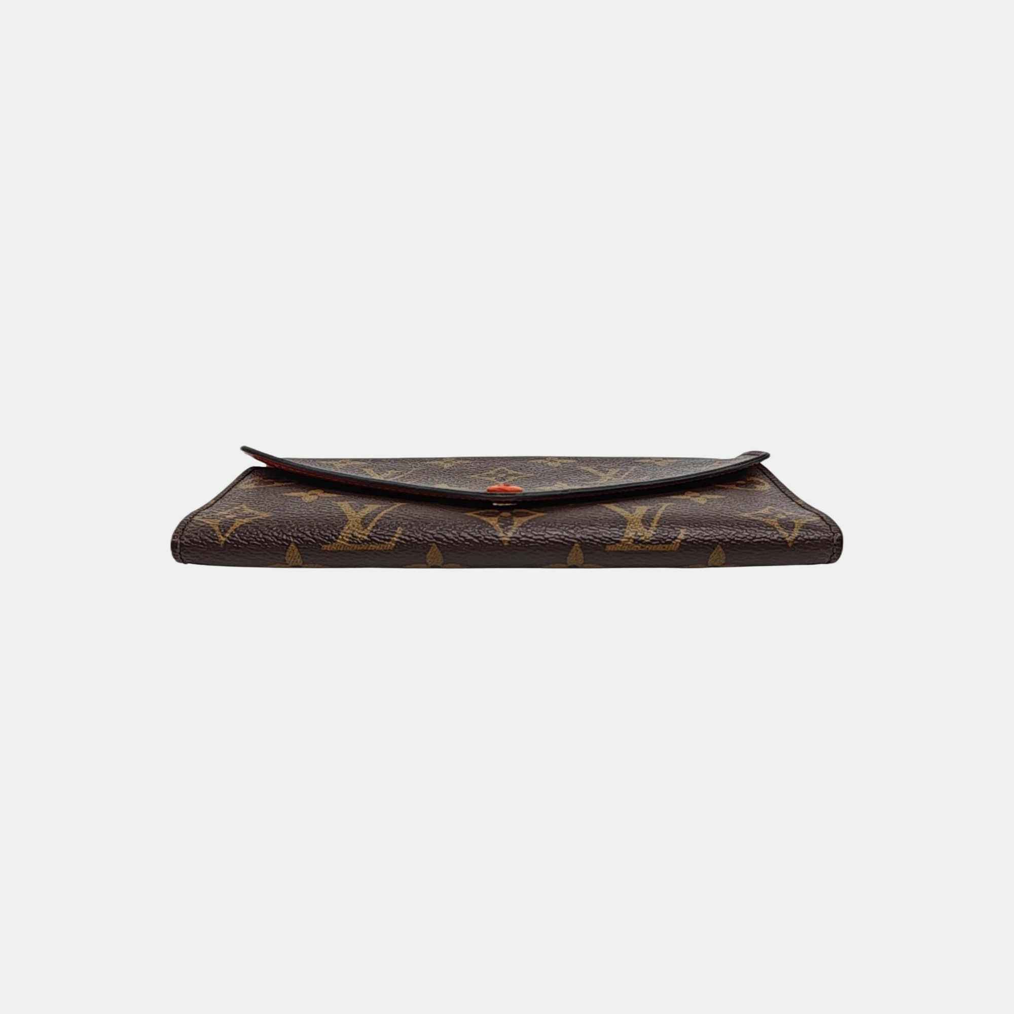 JOSÉPHINE Monogram Coated Canvas Brown Wallet