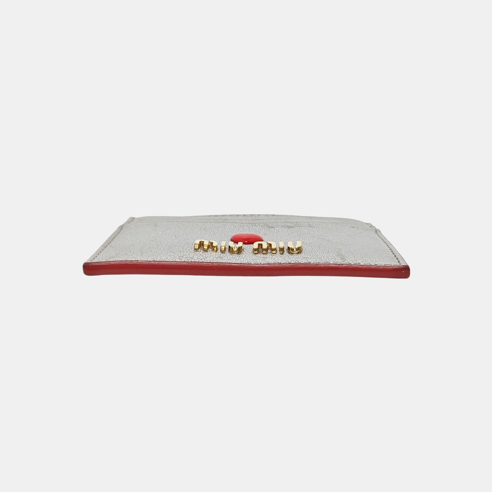 Love Lambskin Gray Card Holder