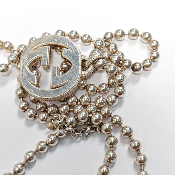 Interlocking G 925 Sterling Silver Necklace