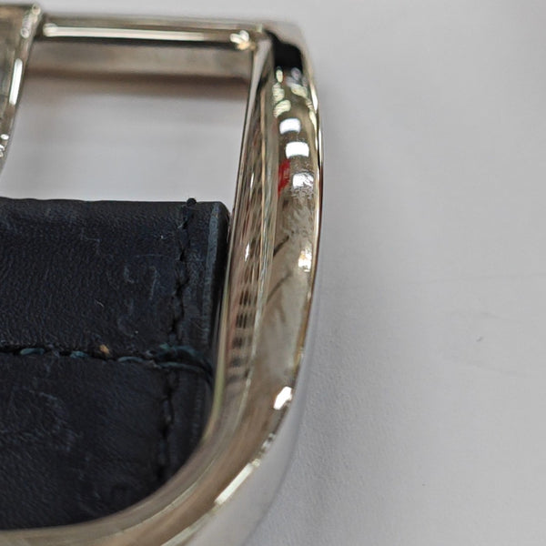 Leather Belt Blue