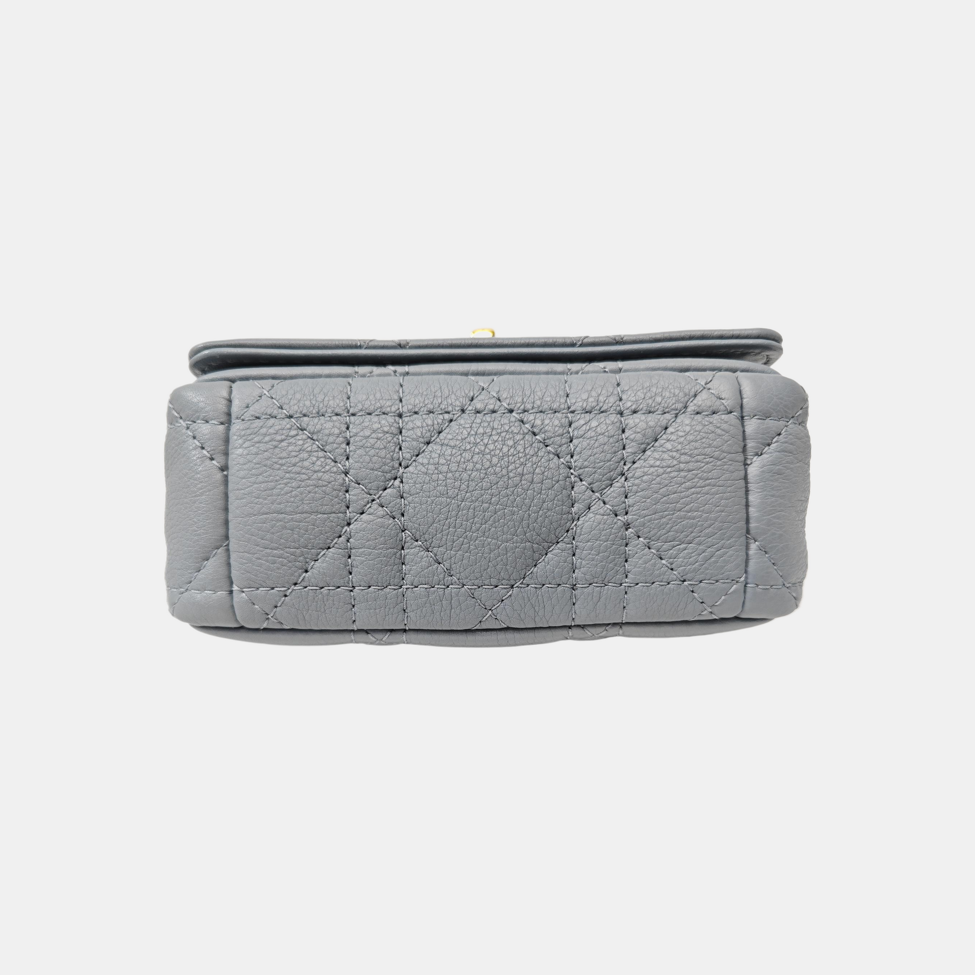 Dior Caro Super Mini Calfskin Blue