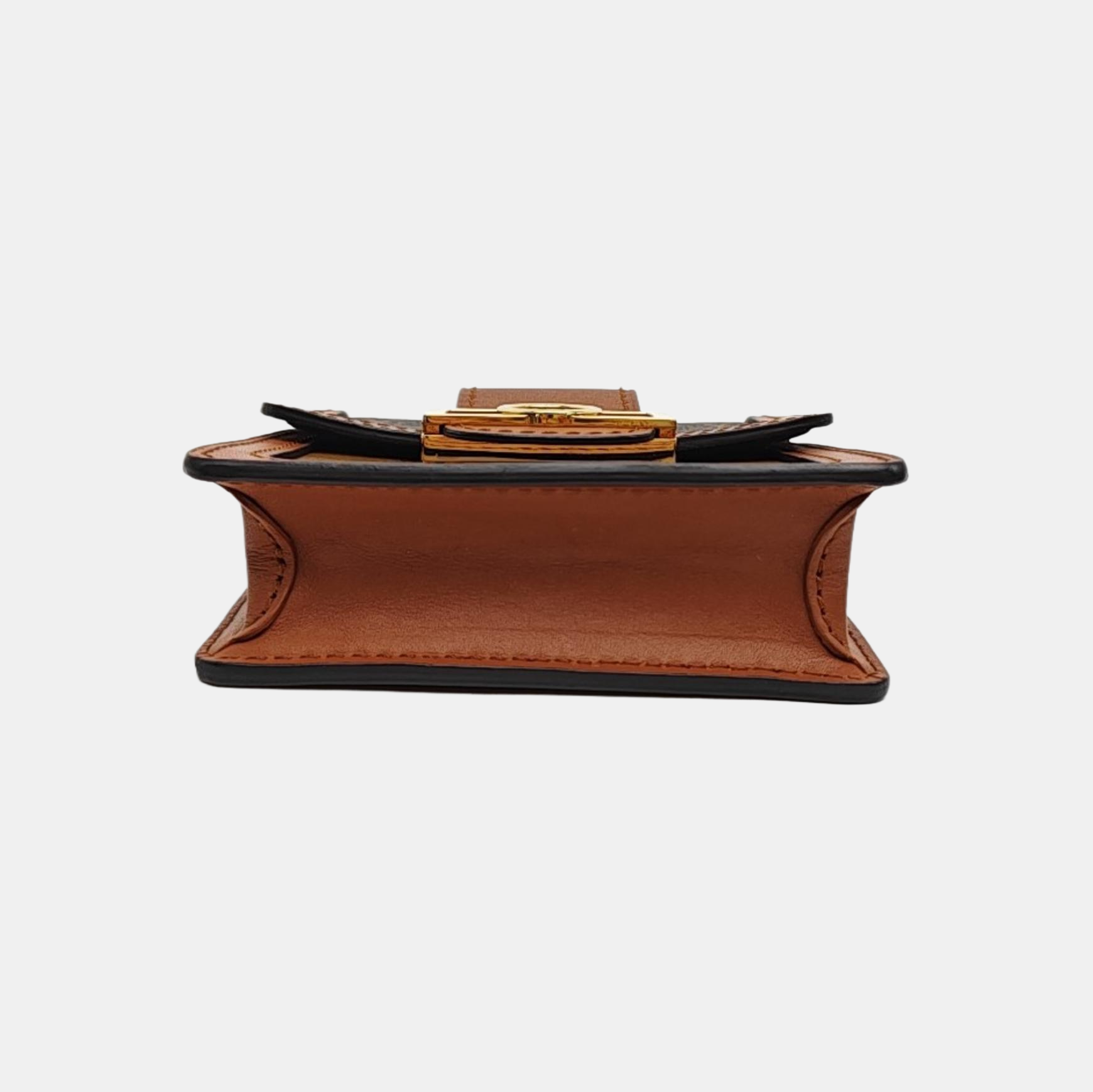 DAUPHINE BB Monogram Coated Canvas Brown