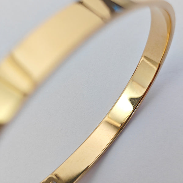 Kelly 18k Gold Bangle