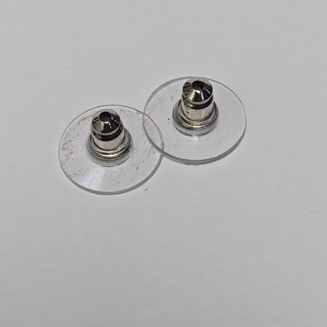 Metal Silver Earrings