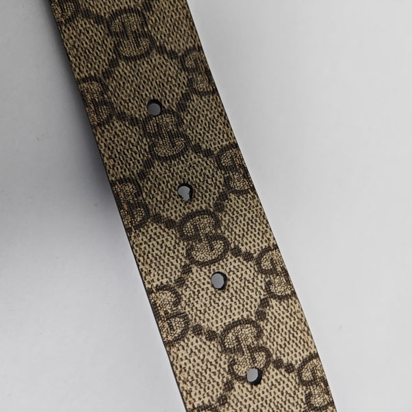 Leather Belt Beige