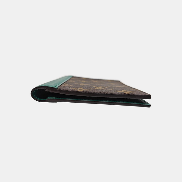 BRAZZA Monogram Coated Canvas Brown Wallet