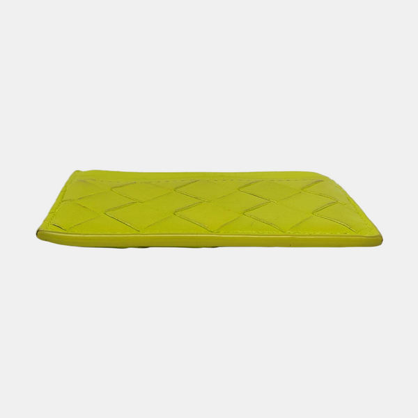 Calfskin Card Holder Green