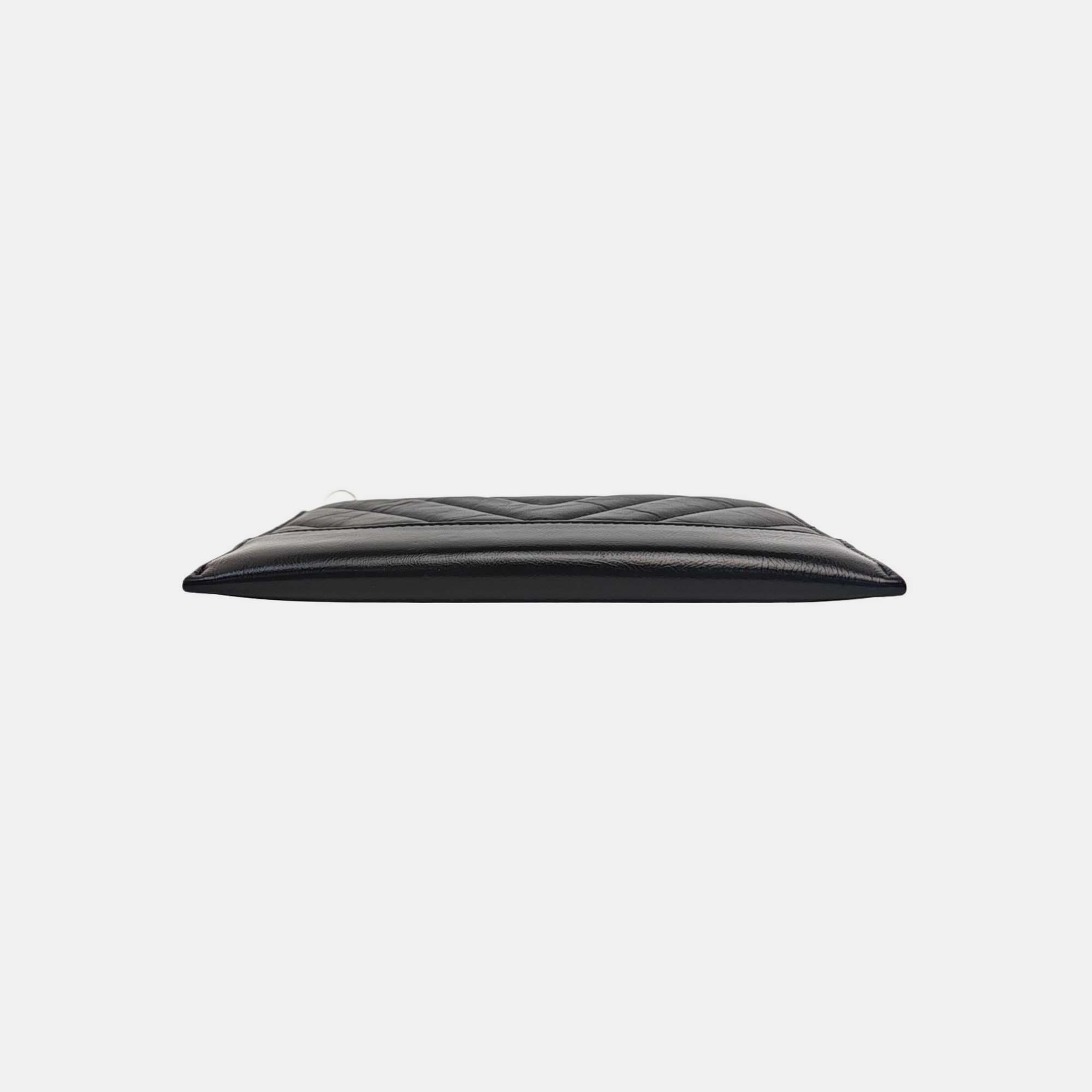 GABRIELLE Mini Quilted Calfskin Black