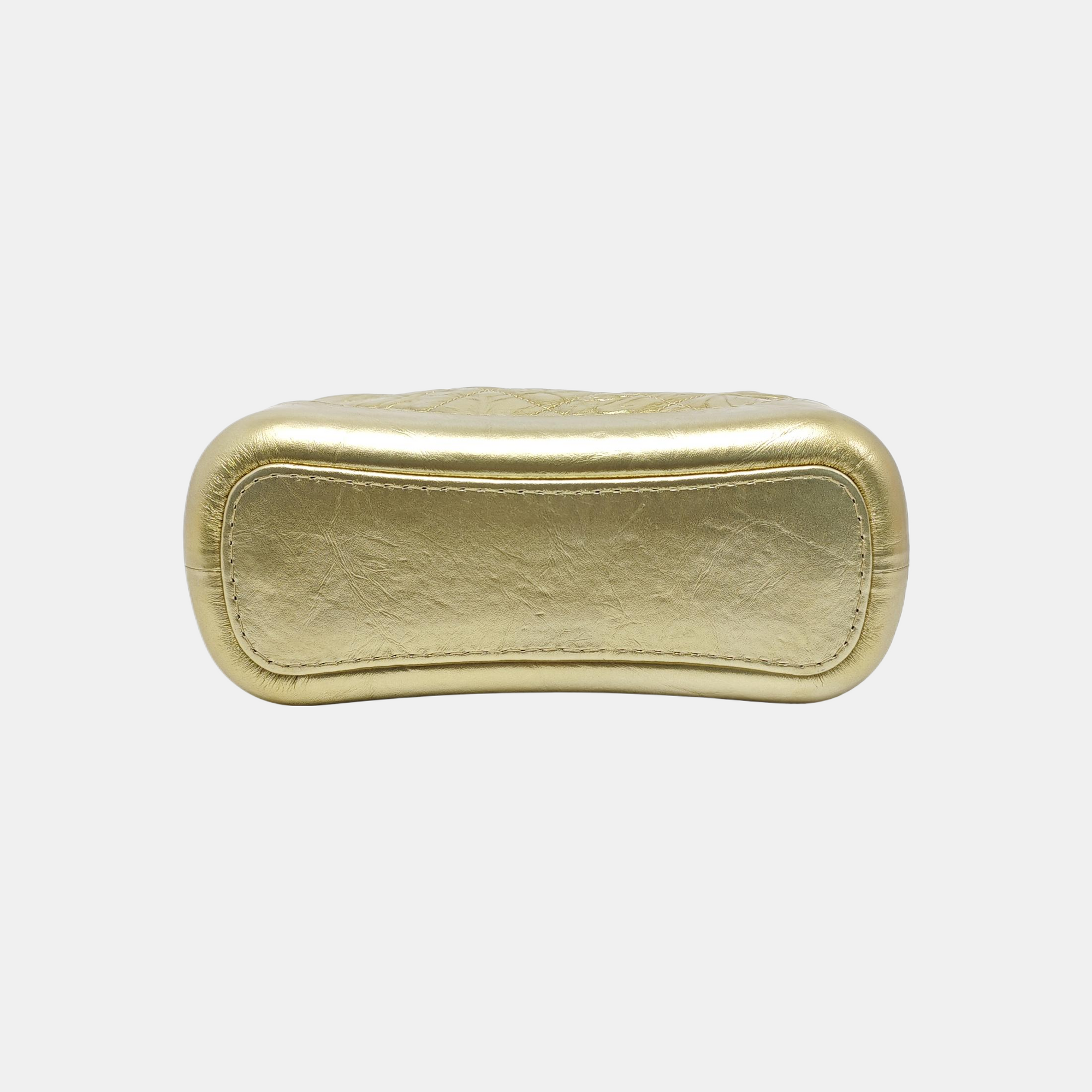 GABRIELLE Small Quilted Calfskin Gold