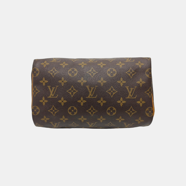 SPEEDY 25 Monogram Coated Canvas Brown