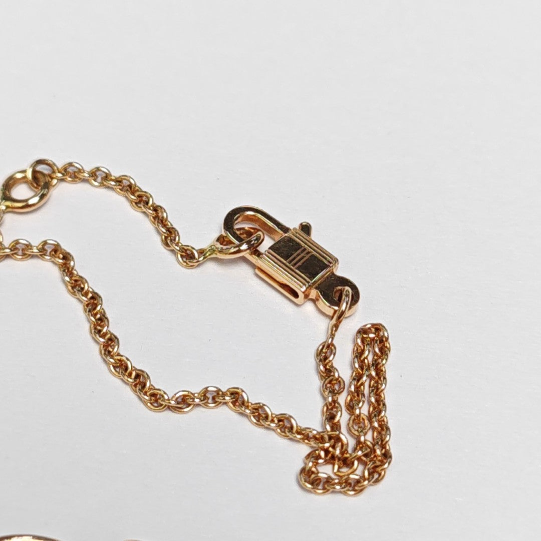 Amulettes Constance 18k Rose Gold Necklace