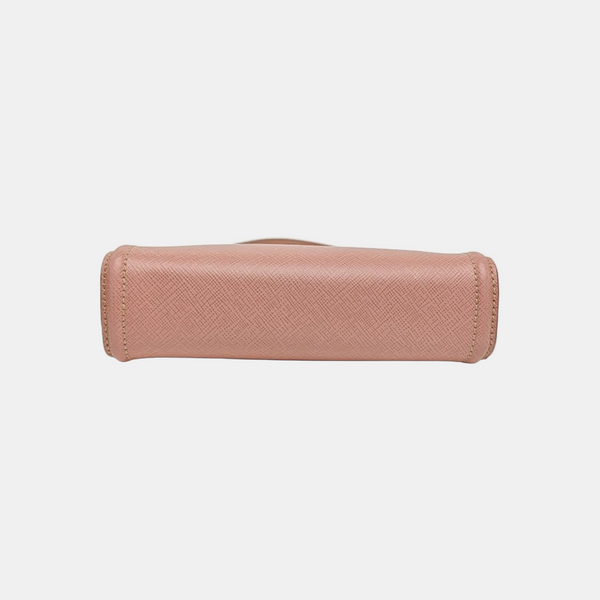 Saffiano Calfskin Top Handle Bag Pink
