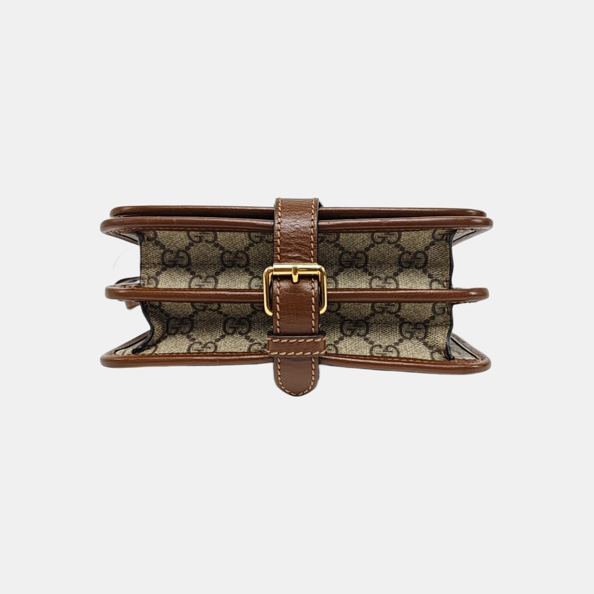 Retro Mini Monogram Coated Canvas Beige