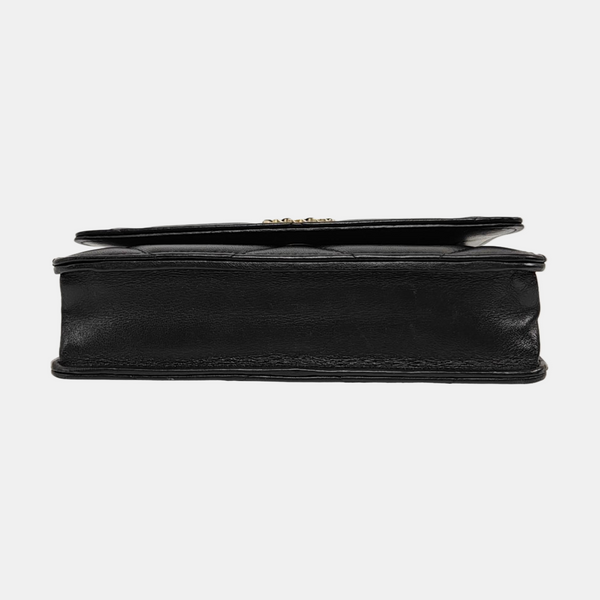 Chanel 19 WOC Piel de Cordero Acolchada Negra