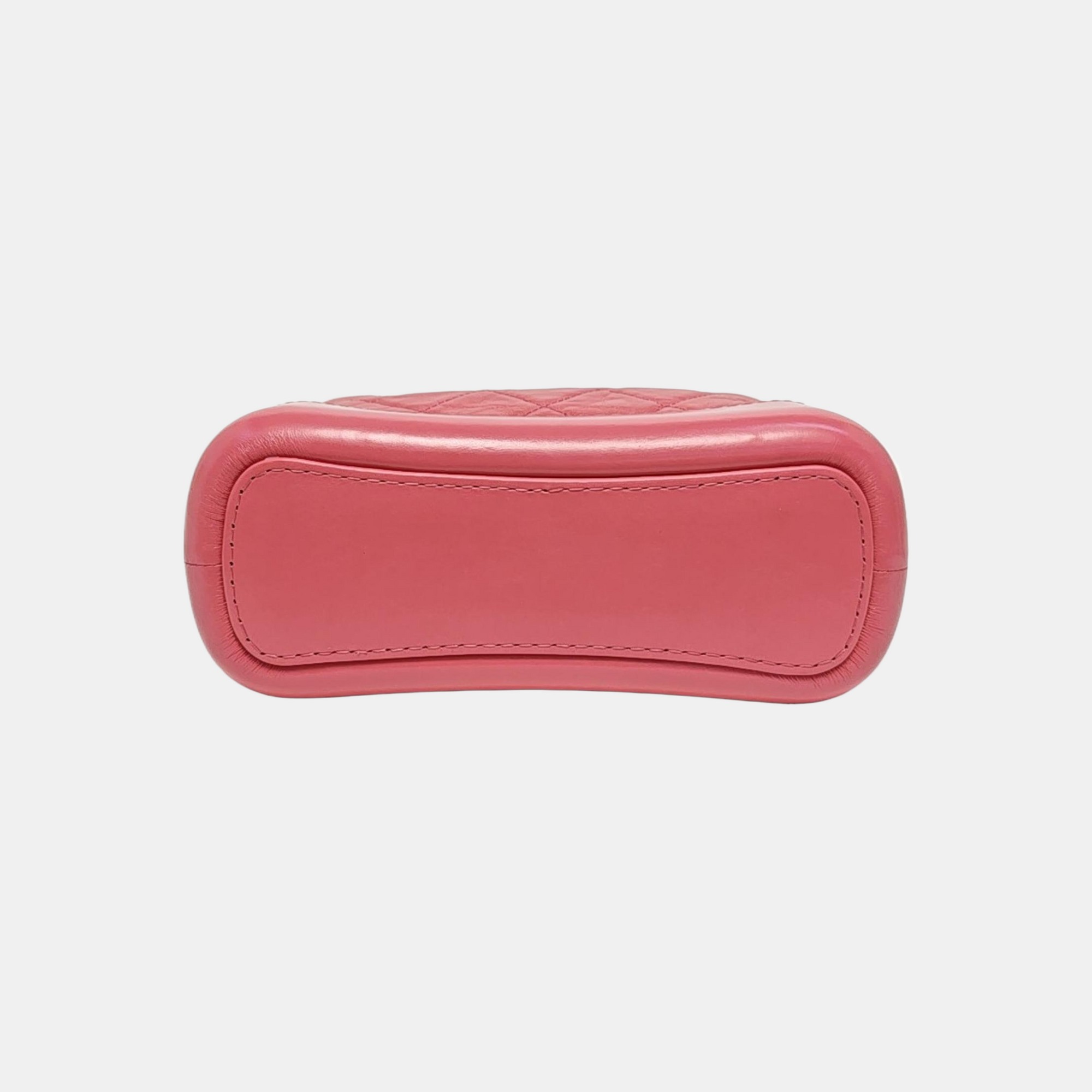 GABRIELLE Small Quilted Calfskin Red