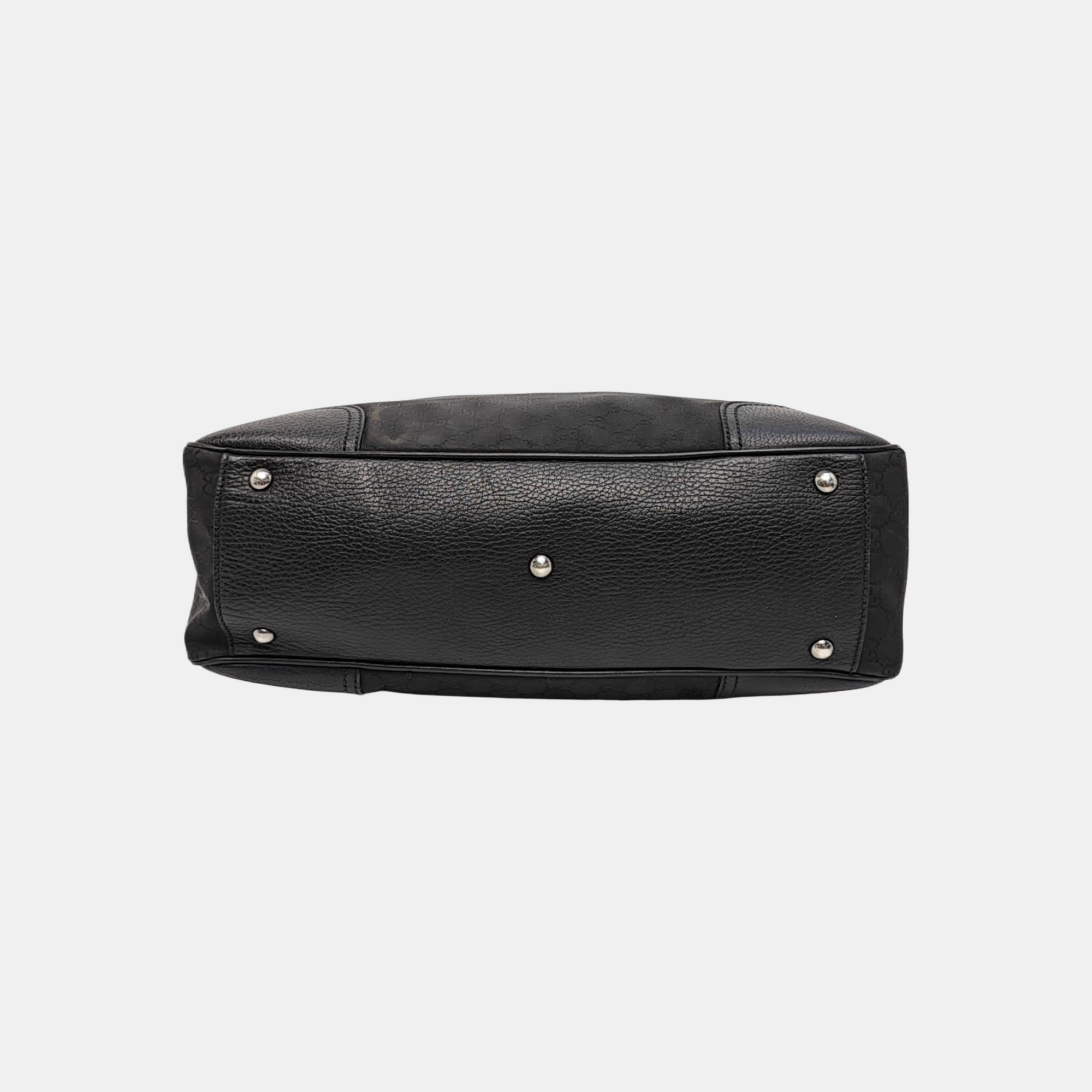 Monogram Canvas Top Handle Bag Black