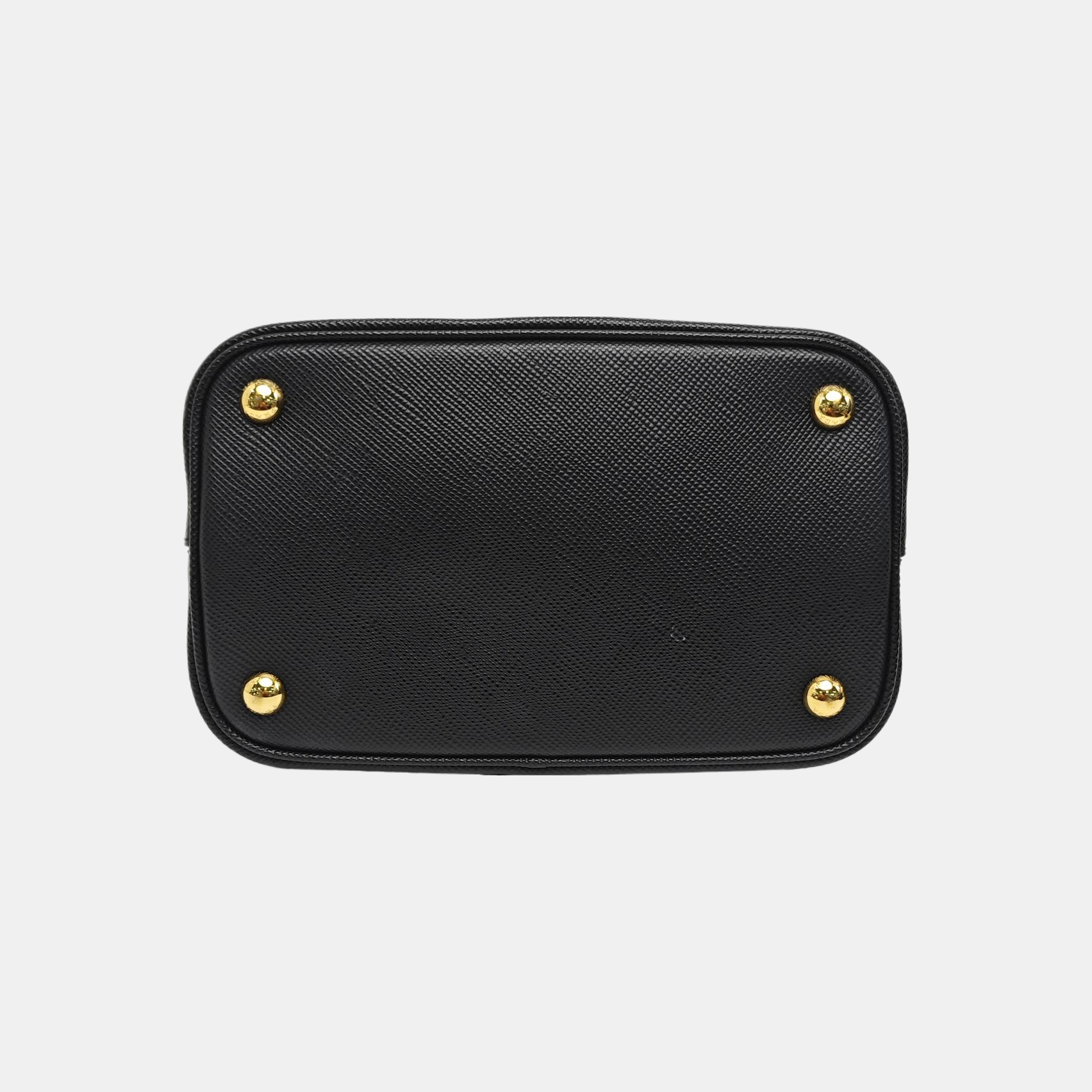 Panier Medium Saffiano Calfskin Black