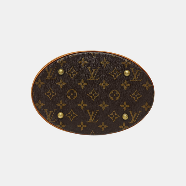 BUCKET PM Monogram Coated Canvas Brown