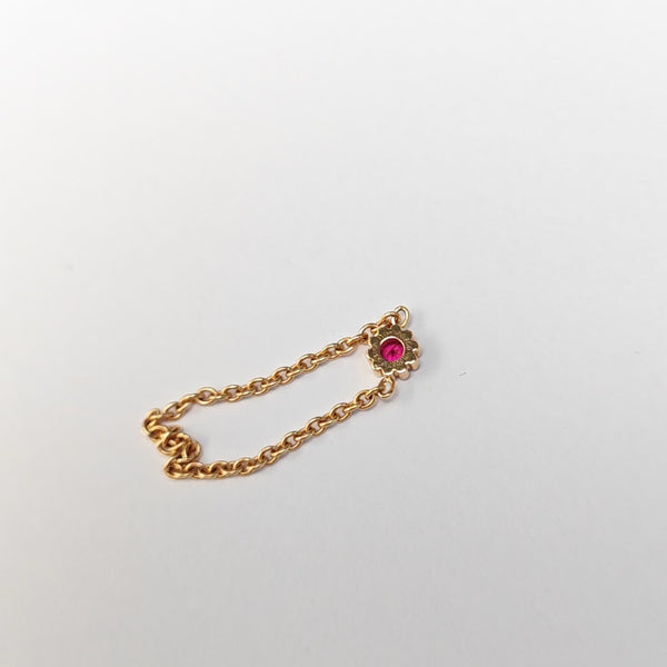 18k Rose Gold Ring EU 53