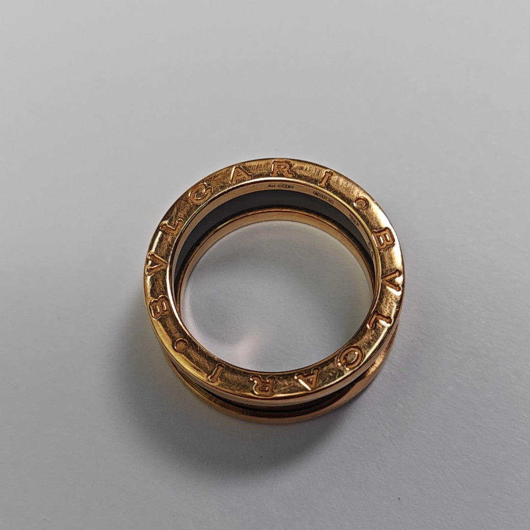 B.ZERO1 18k Rose Gold Ring EU 54