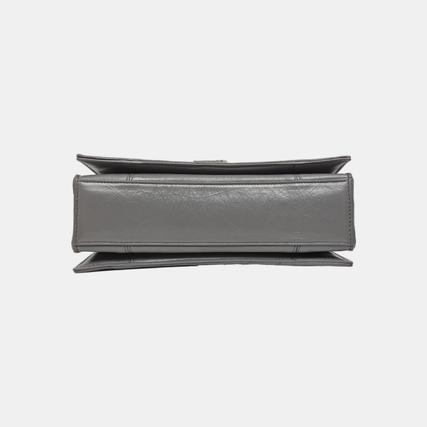 Hourglass S Quilted Lambskin Gray