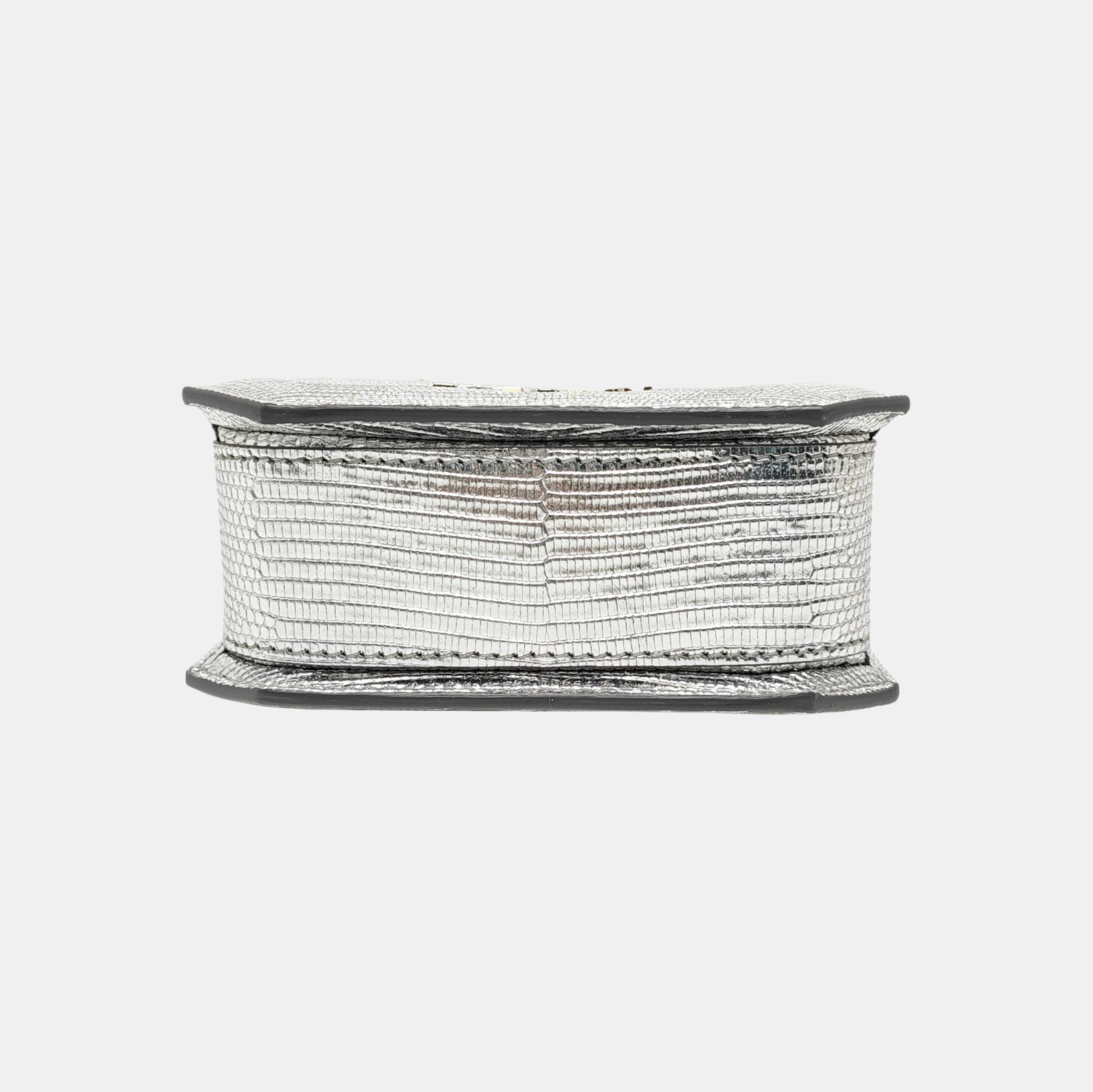 Lizard Tote Bag Silver