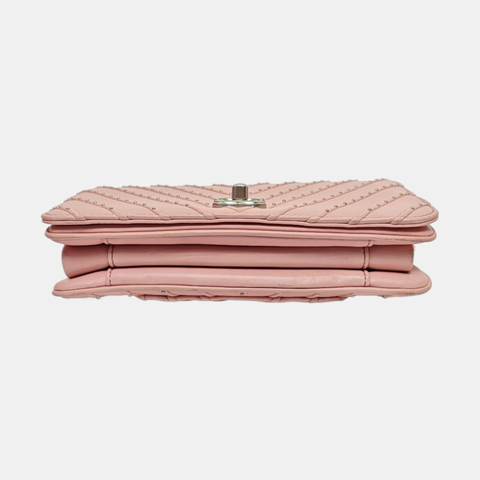 Chevron Calfskin Pink