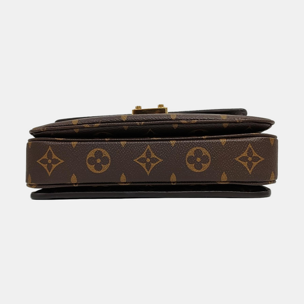 MÉTIS EAST WEST Monogram Coated Canvas Brown