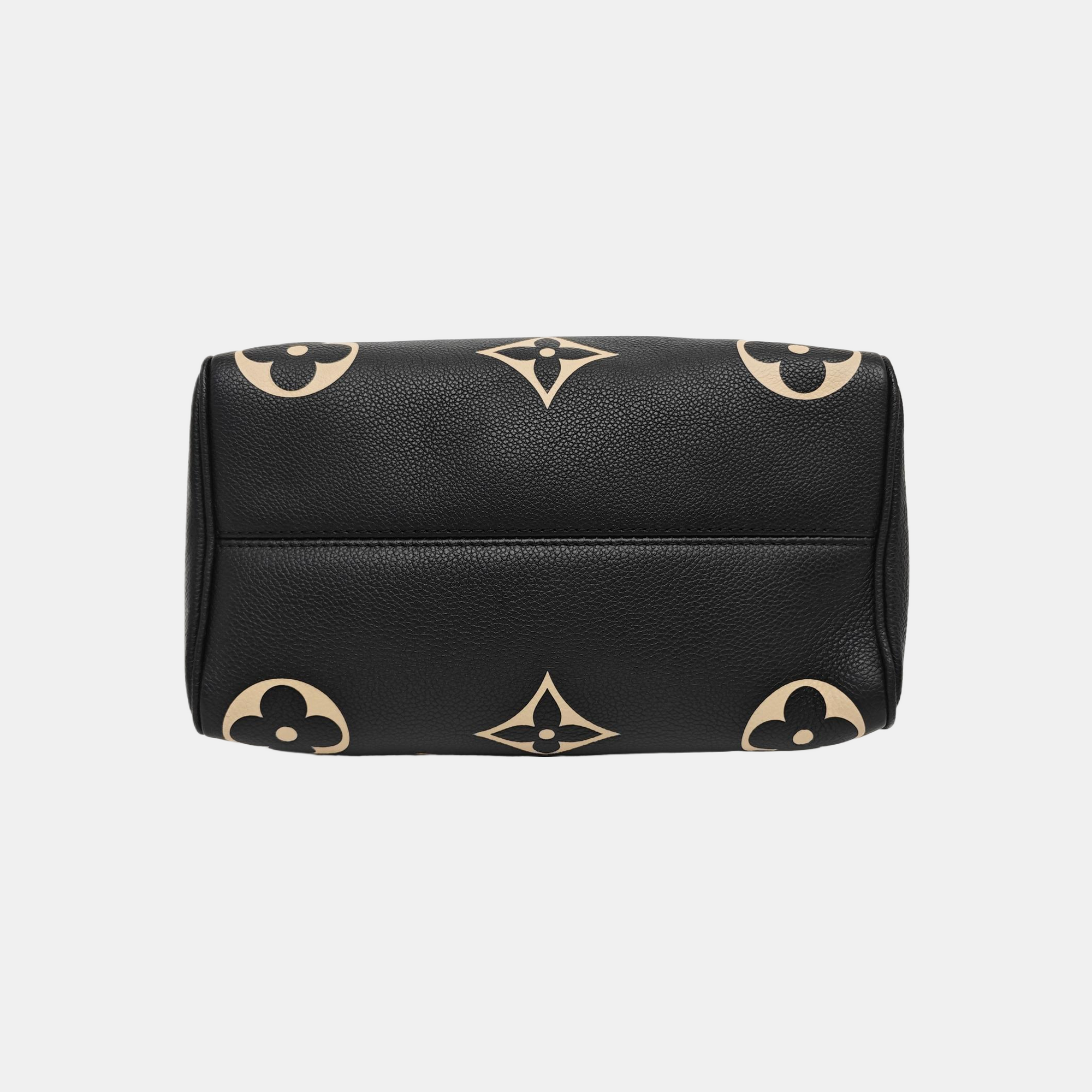 SPEEDY 25 Monogram Calfskin Black