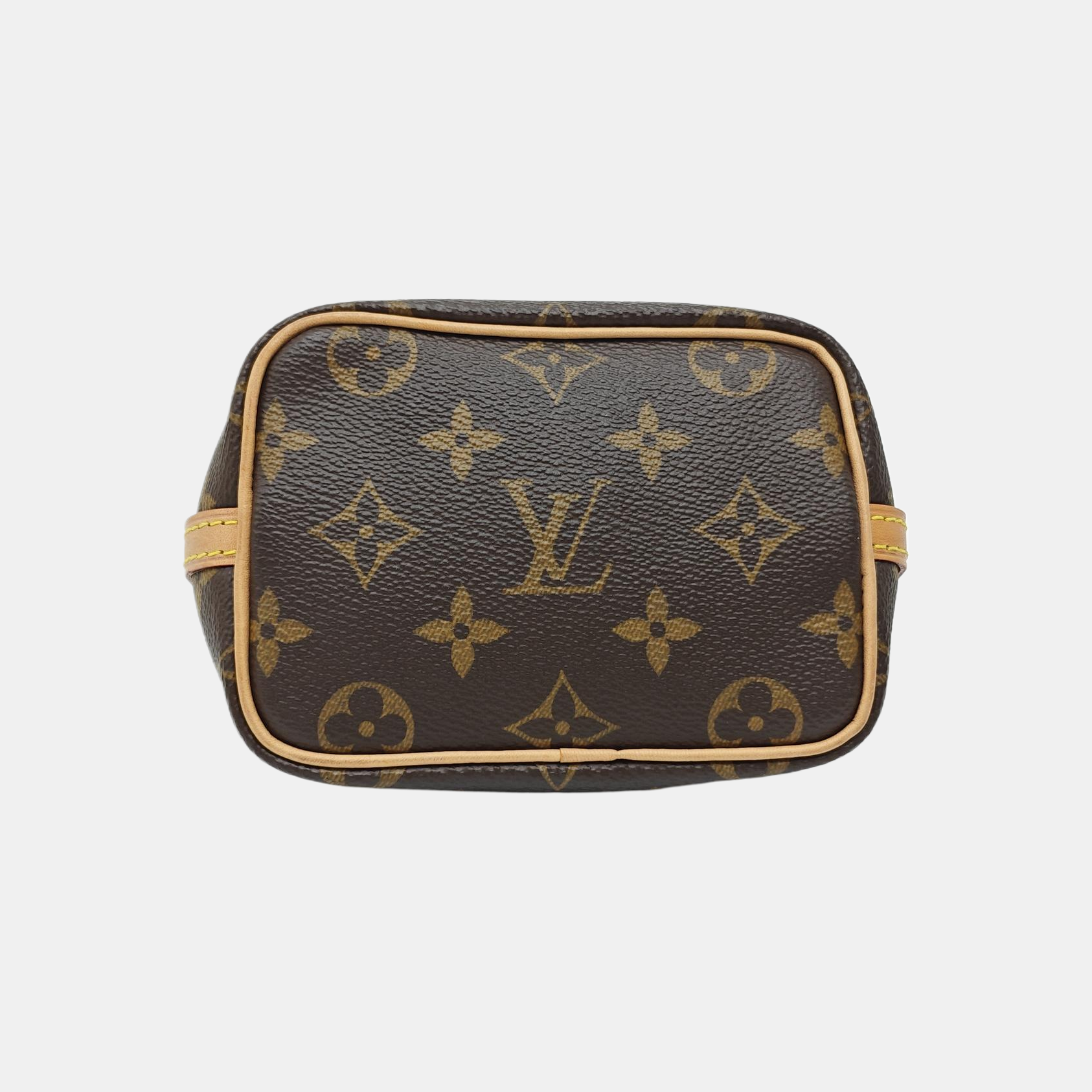NÉONOÉ Nano Monogram Coated Canvas Brown