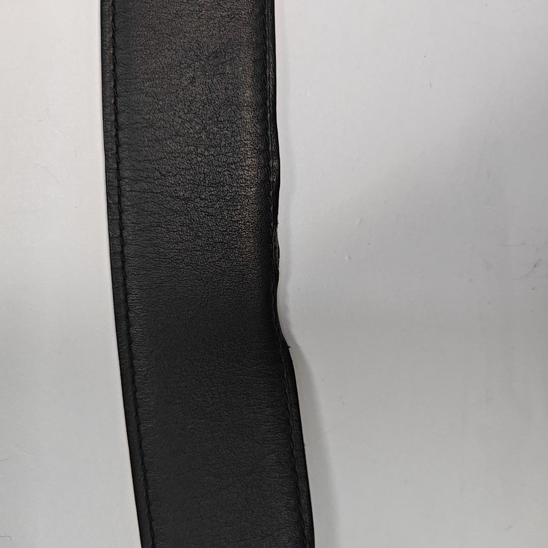 Leather Belt Gray