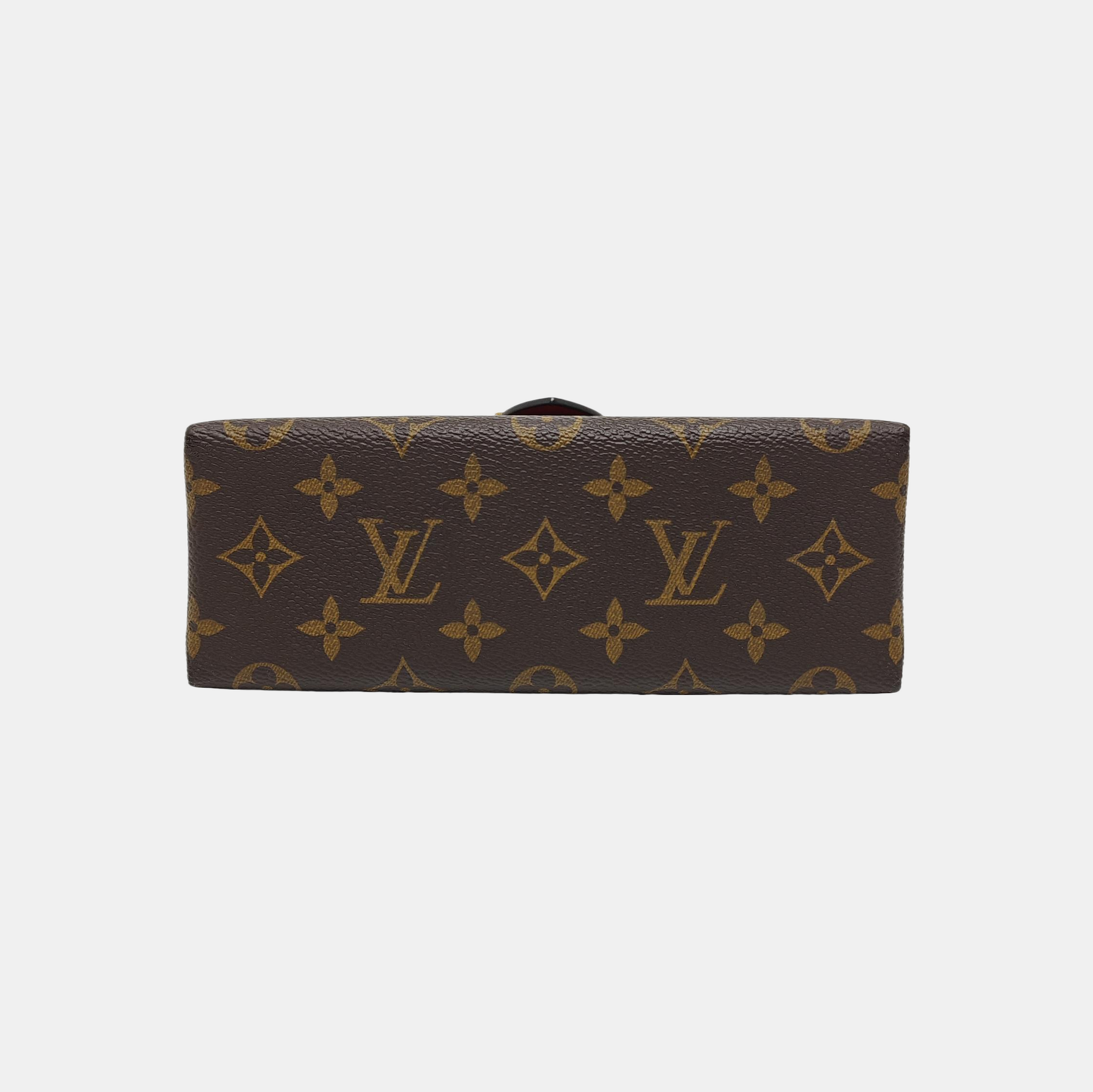 LOCKY BB Monogram Coated Canvas Red