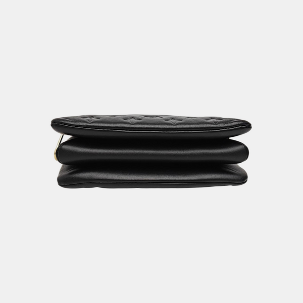 COUSSIN BB Monogram Lambskin Black