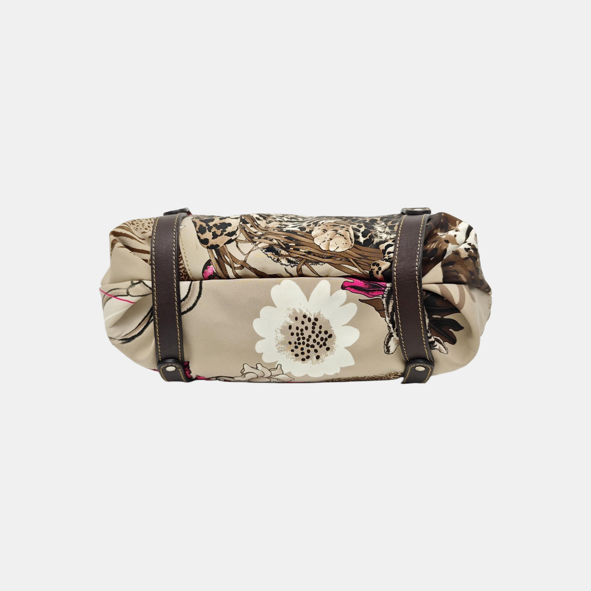 Nylon Top Handle Bag Multicolor