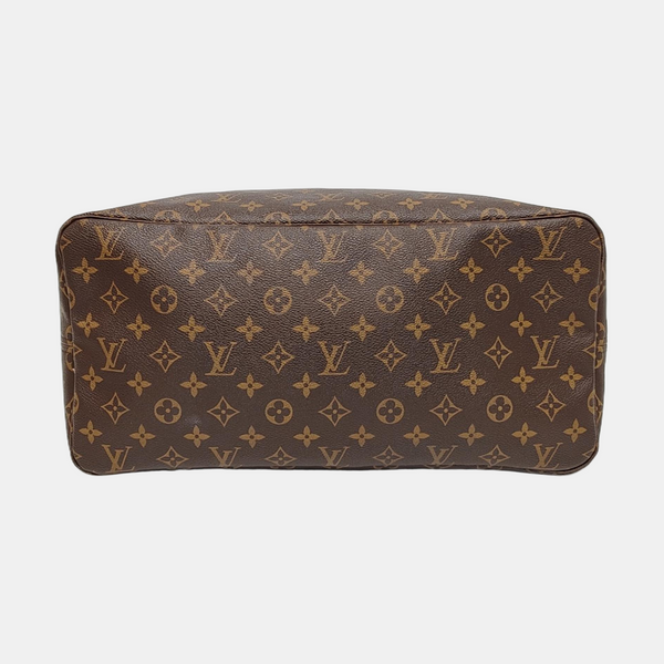 NEVERFULL GM Monogram Coated Canvas Brown