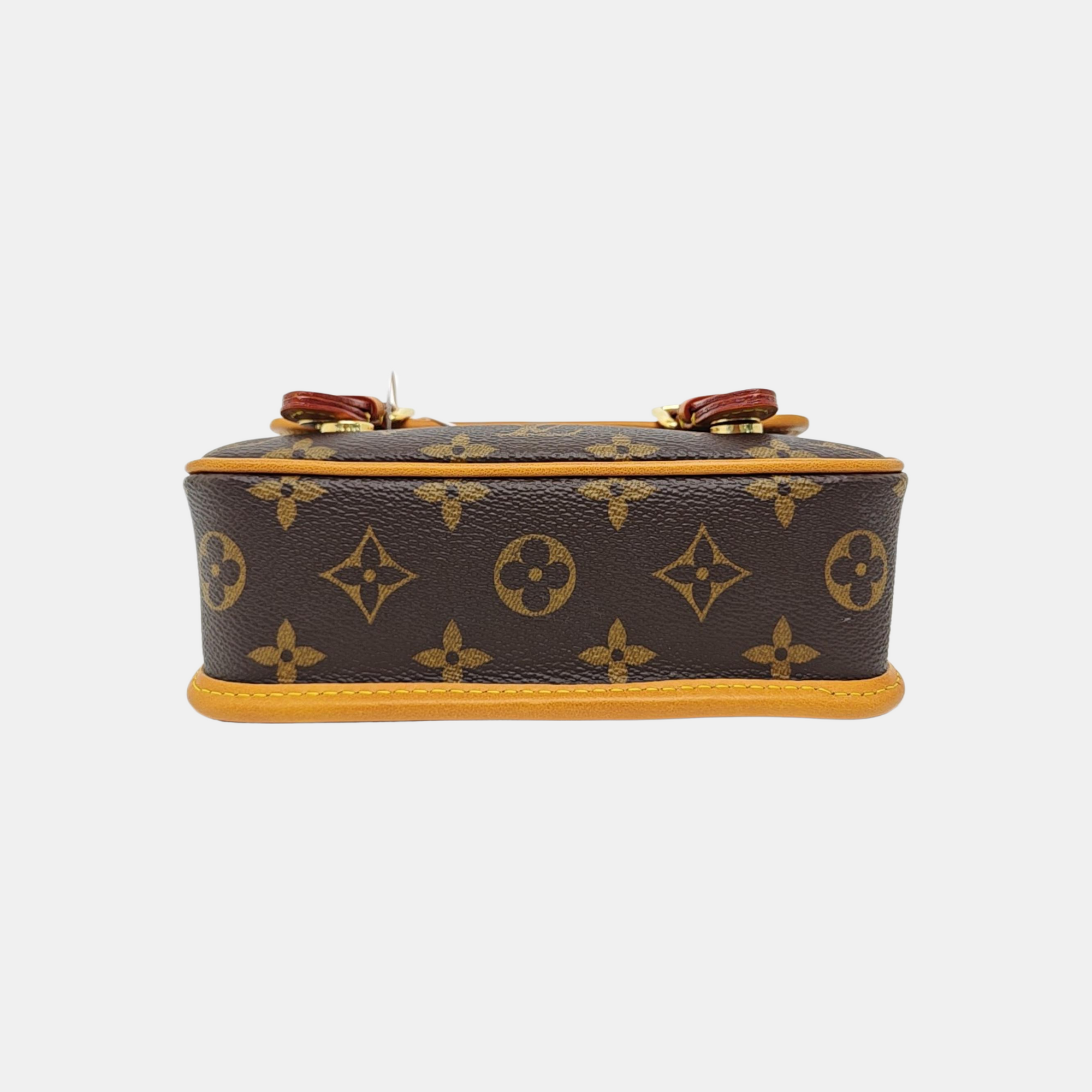 SATCHEL Mini Monogram Coated Canvas Brown