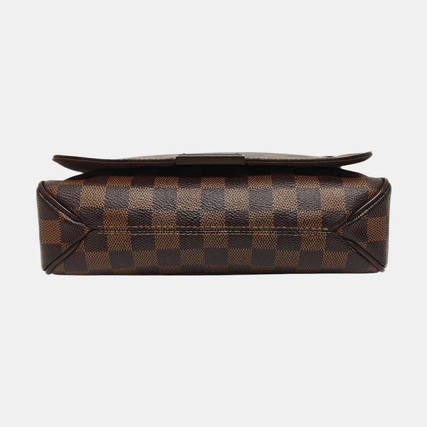 BROOKLYN Damier Ebene Coated Canvas Brown