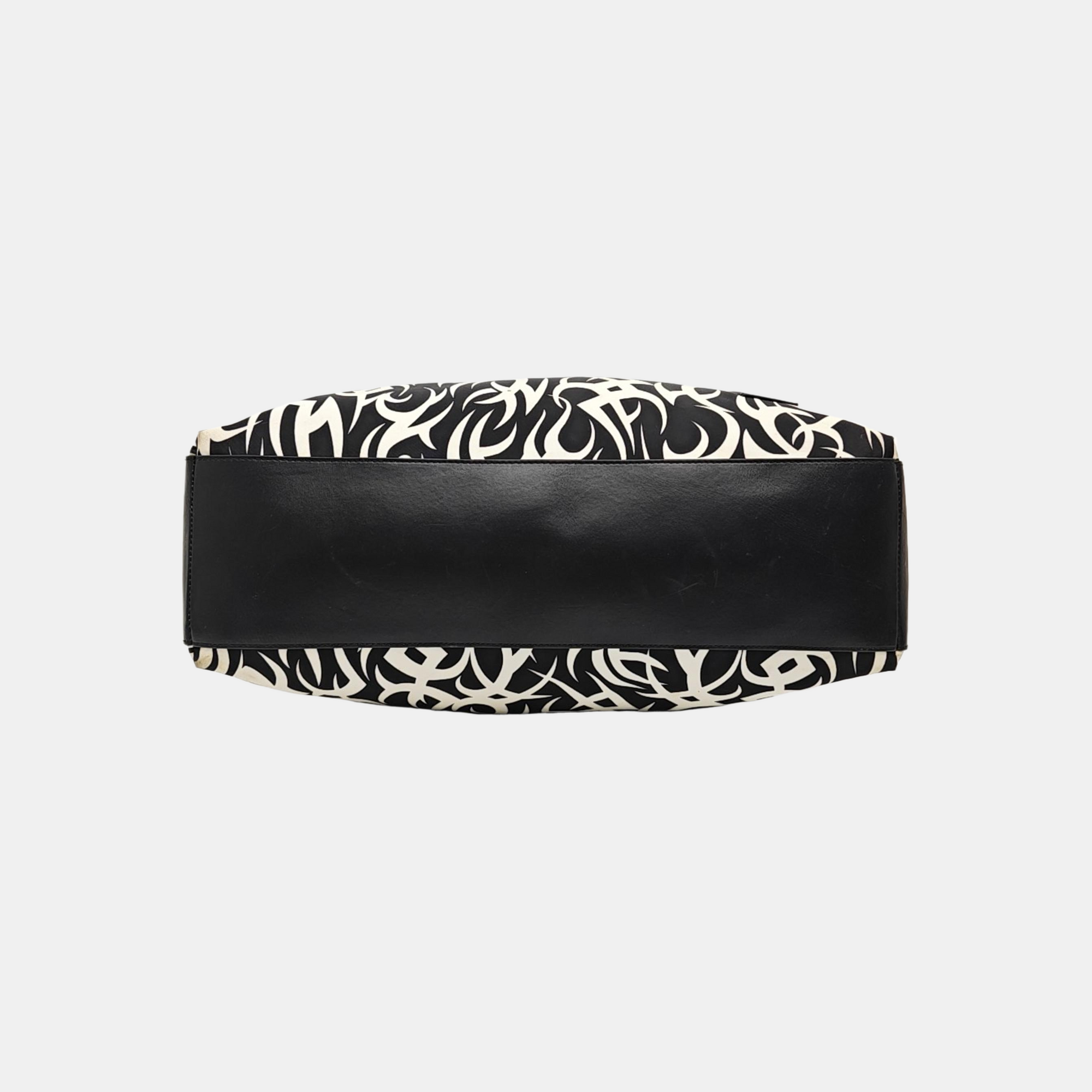 Fabric Shoulder Bag Black