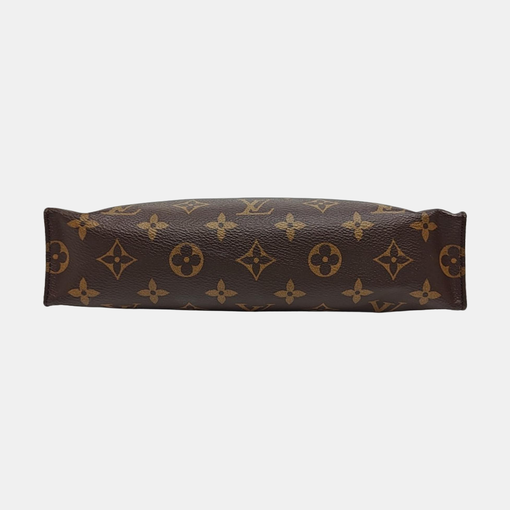 TOILET POCKET 26 Monogram Coated Canvas Brown