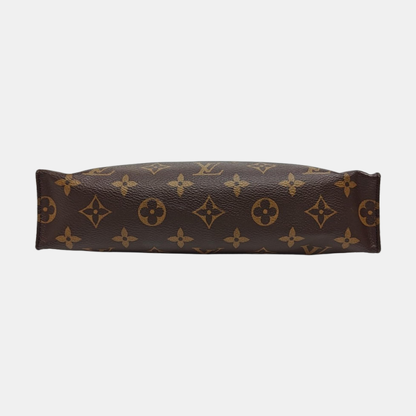 TOILET POCKET 26 Monogram Coated Canvas Brown
